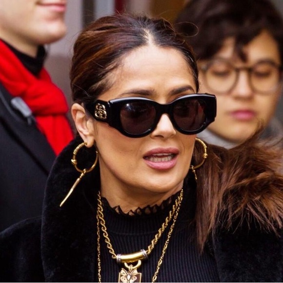 NEW BALENCIAGA BB0070S 006 OVERSIZED BLACK WOMEN SUNGLASSES BALENCIAGA - Picture 5 of 14